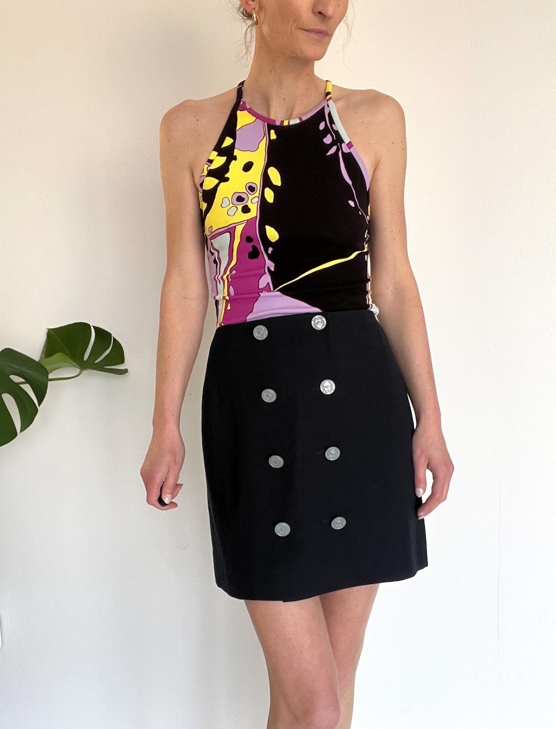 90s MOSCHINO EMBROIDERY SUEDE SKIRT レザー 90s MOSCHINO EMBROIDERY SUEDE SKIRT レザー 90s MOSCHINO