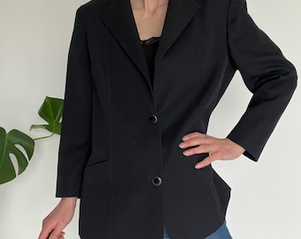 Navy Blue Blazer XL/XXL, 80s 90s Classic Tailoring, Timeless Italian Jacket