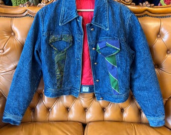 【希少】MOSCHINO JEANS ノーカラージャケット ヴィンテージ 90年 希少】MOSCHINO JEANS ノーカラージャケット ヴィンテージ 90年