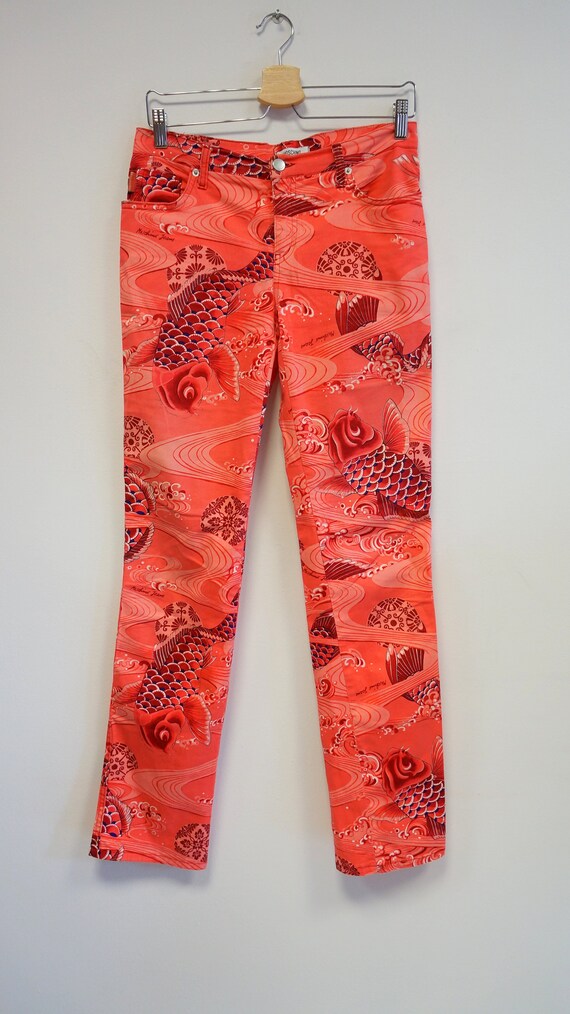 Moschino Cheap Chic trousers poppies print, Moschi
