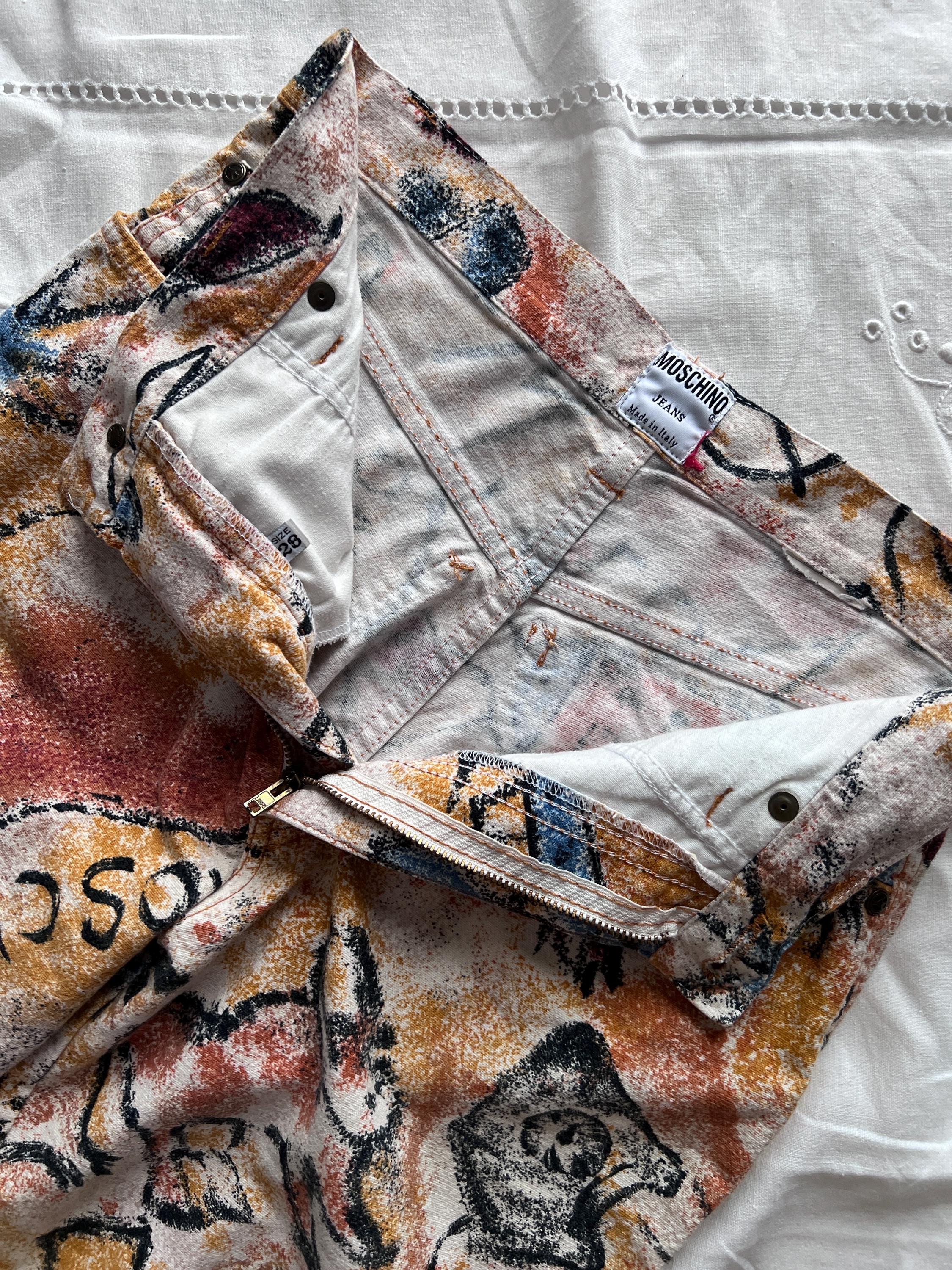 パンツ vintage made in ITALY moschino pant at 90's Moschino Denim Pants, Moschino Jeans, Made in Italy Mom