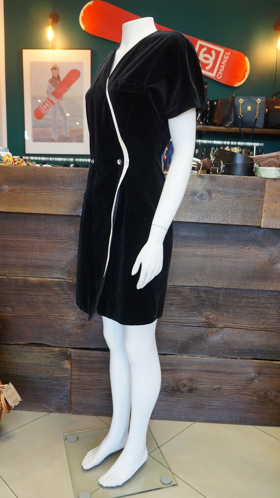 Versace dress, Gianni Versace Sera dress, velvet … - image 8