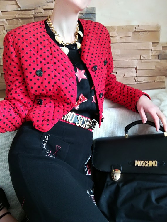 Moschino Redwall  bag briefcase, Moschino redwall… - image 3
