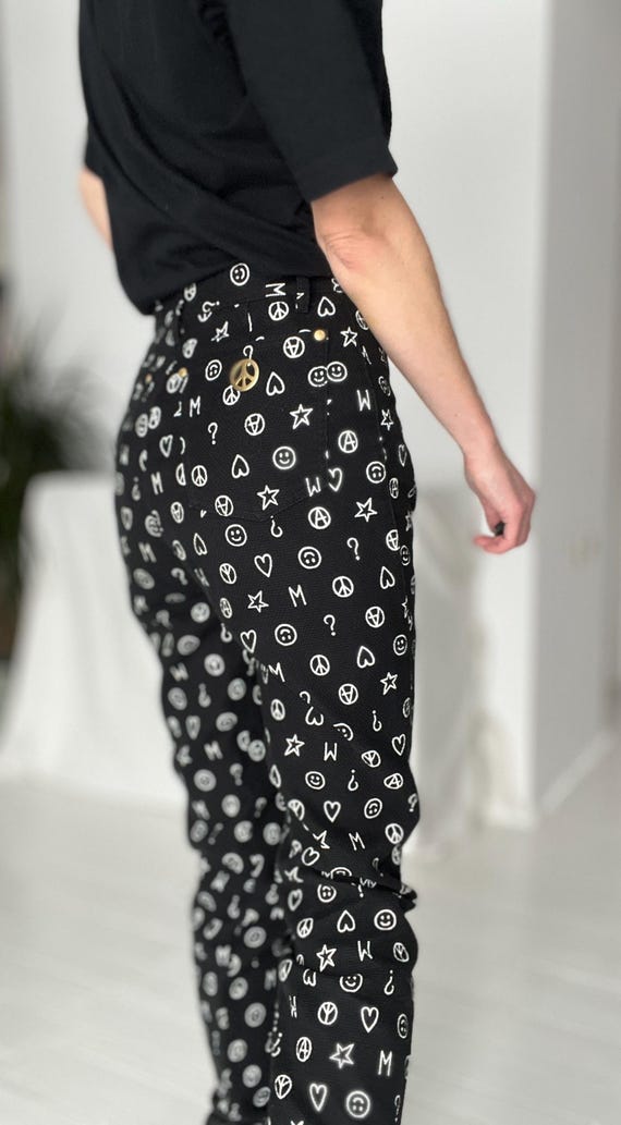 【関税込み】moschino Pantalone elegante Moschino Flower Power Long Pants Floral Embroidery | Tokyo