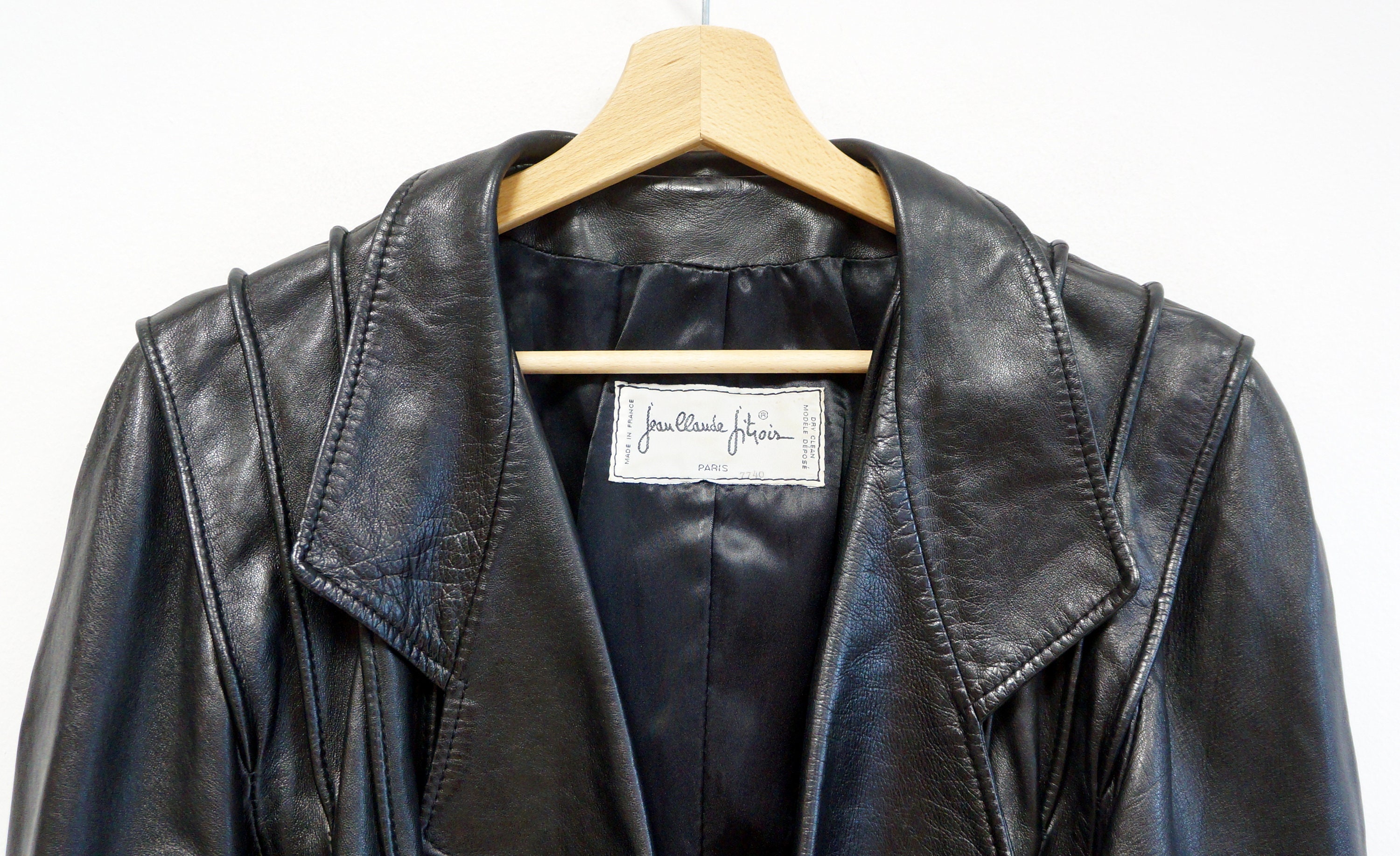 1987 Jean-Claude Jitrois Lesage 3D Floral Leather Jacket – Shrimpton Couture