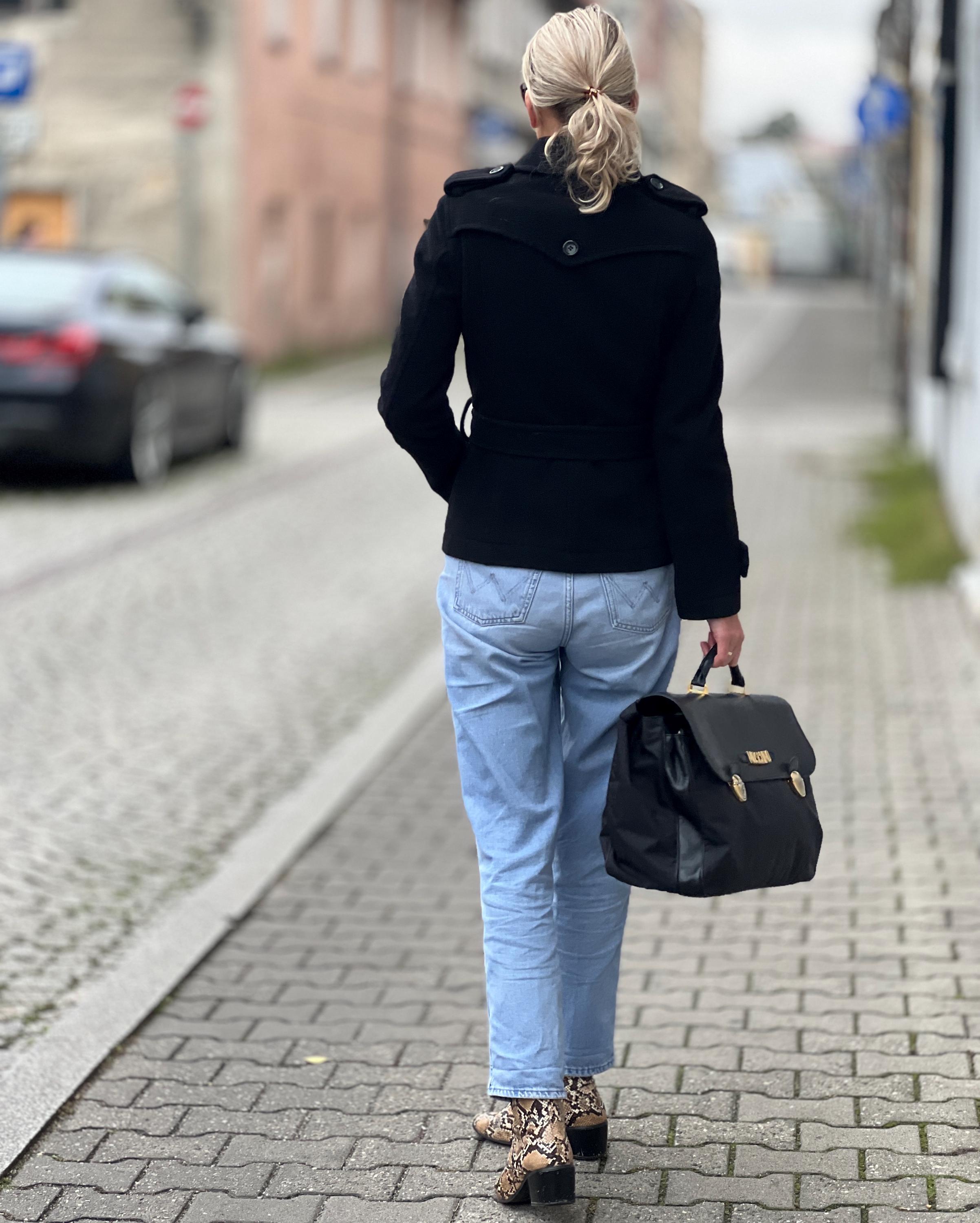 モスキーノ レッドウォール ブリーフケース ヴィンテージ ナイロン