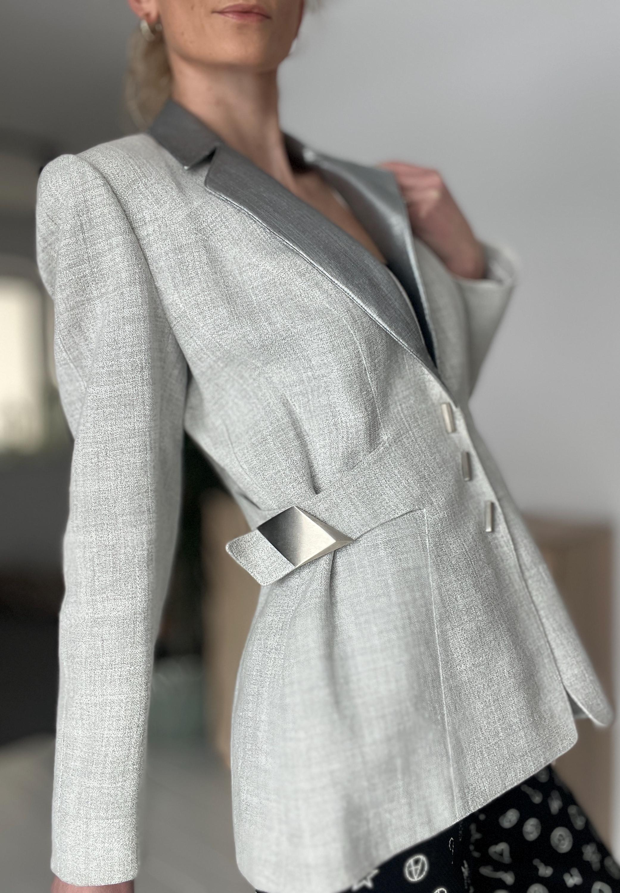 フランス　ティエリーミュグレー　チェック柄テーラードジャケット Mugler jacket - Etsy 日本
