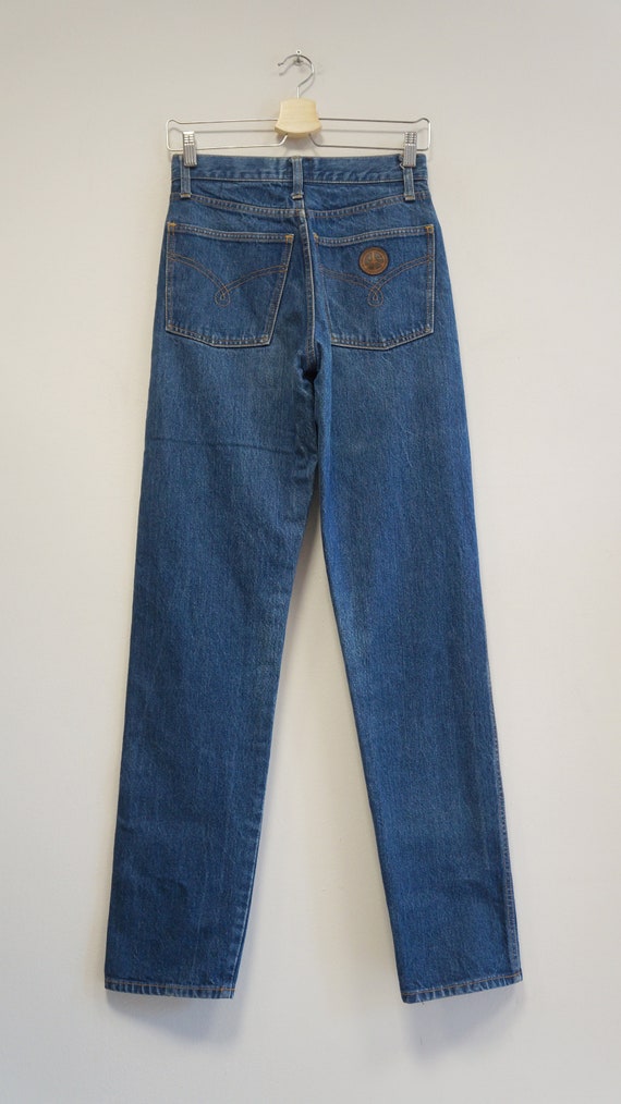 Moschino Jeans denim trousers, vintage blue jeans… - image 4