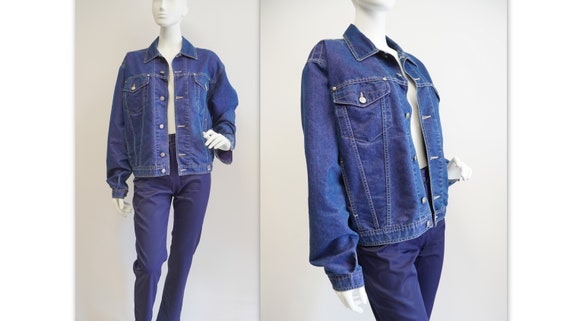 Versace denim jacket jeans vintage Versace Jeans … - image 1