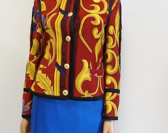 Vintage Versus Gianni Versace Wool Jacket: 90s Italian