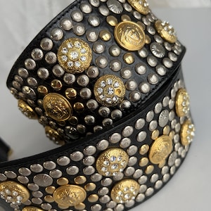 Rare Vintage Gianni Versace Medusa wide Belt – 80s/90s Collector’s Piece