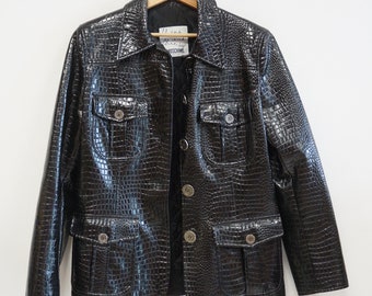 Leather jacket Moussy Black size 1 0-5 in Leather - 35177455