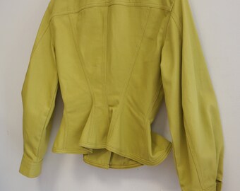 Gaultier Junior Denim Set, Yellow Jacket, Skirt, Jean Paul Gaultier Junior Denim Set, Yellow Jacket, Skirt, Jean Paul