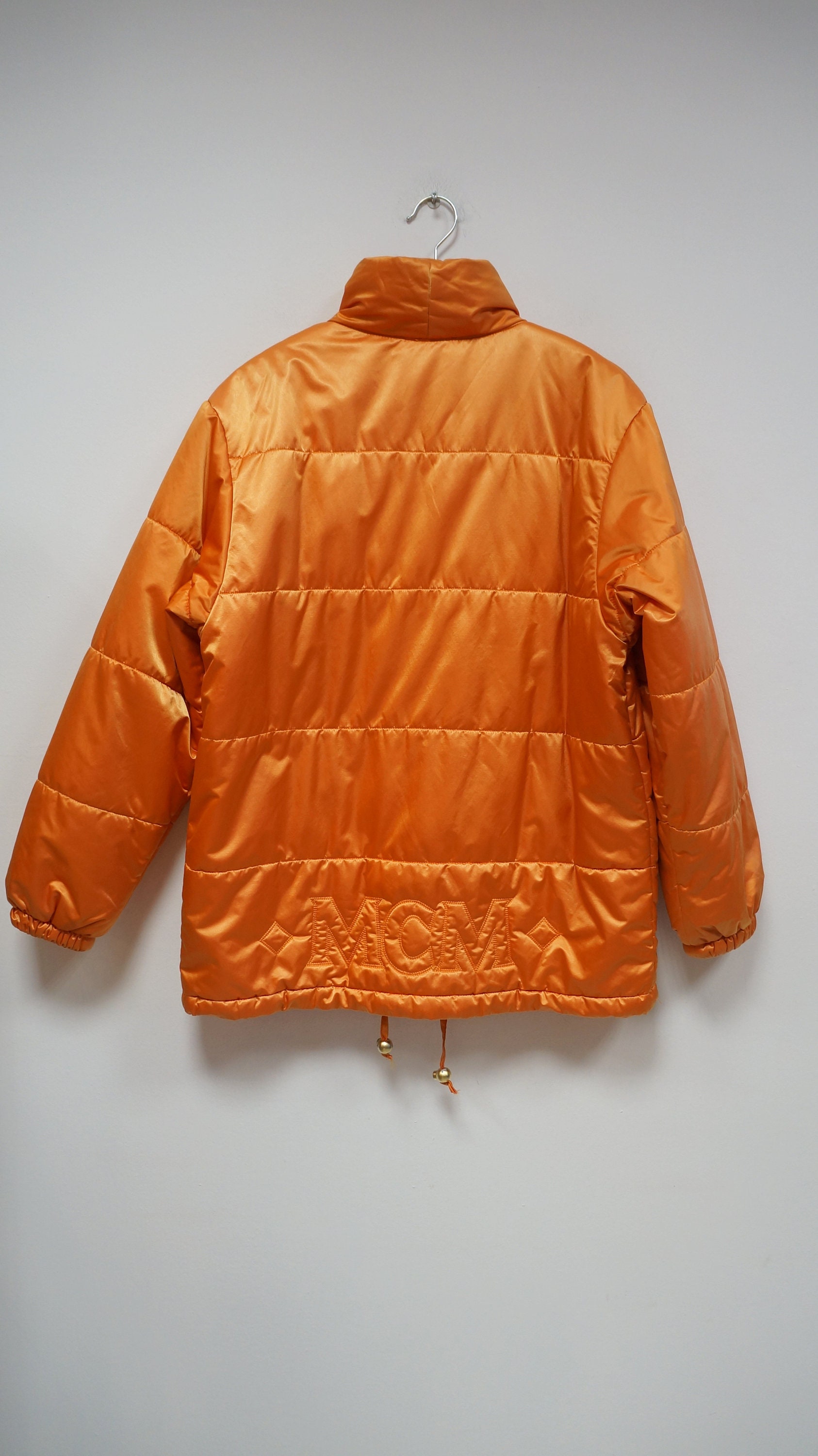 MCM Orange Jacket Puffer Jacket Orange 
