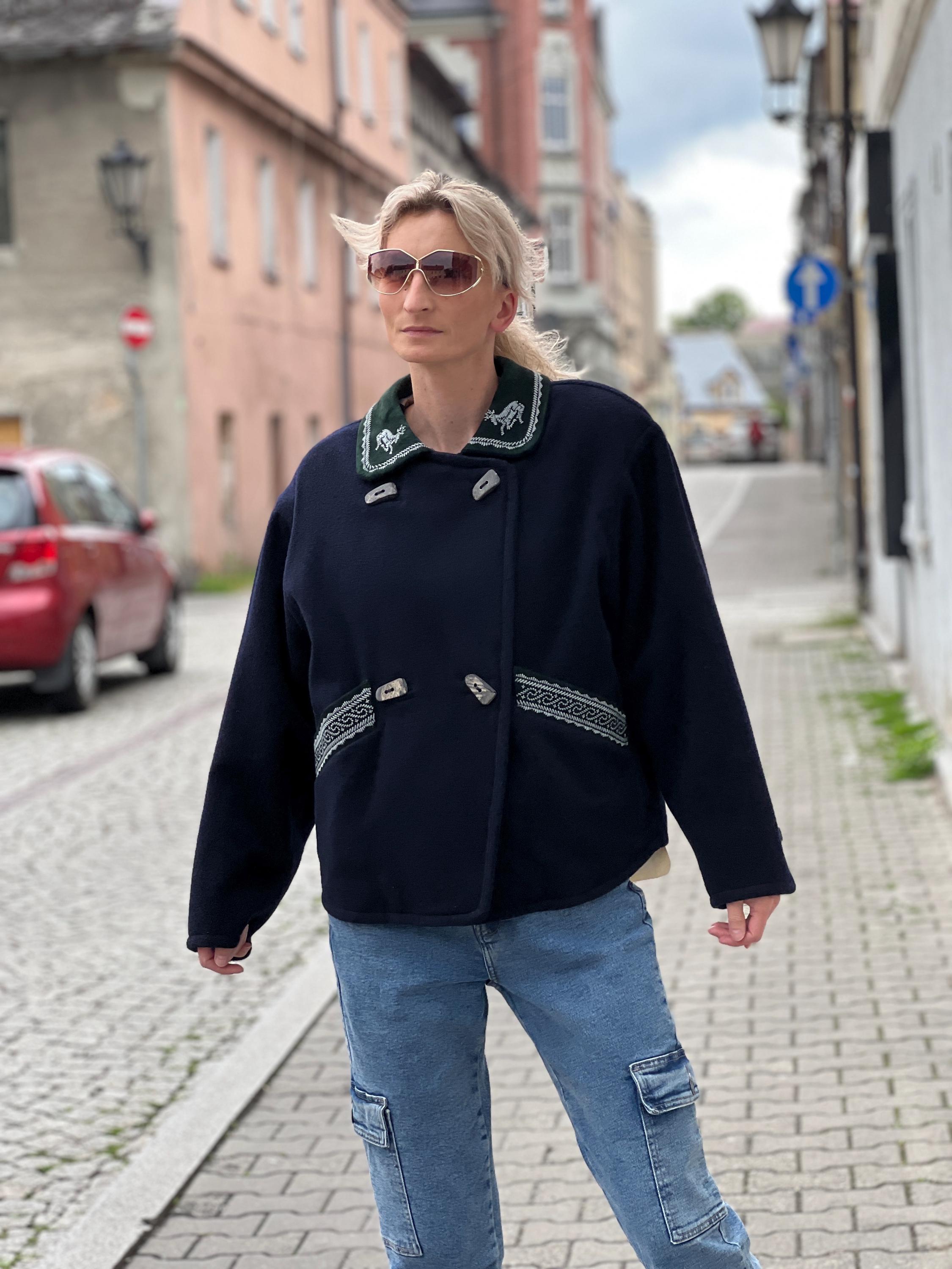 ジャケット・アウター Sheller Handmade stitch wool jacket coat Sheller handmade stitch wool jacket coat