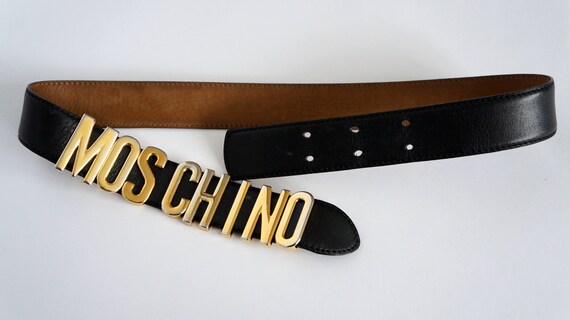 moschino vintage belt