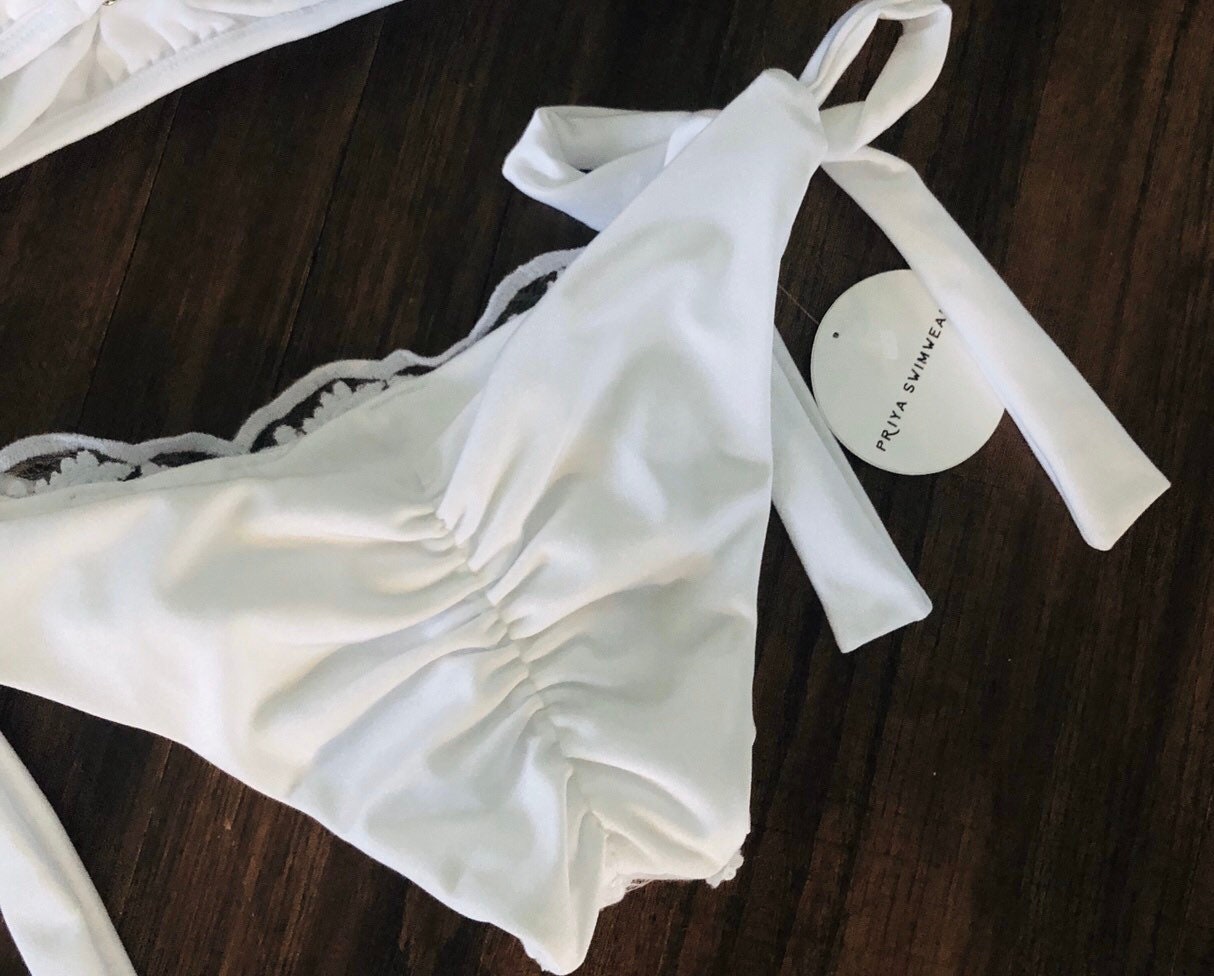 Sequined Lace Bridal Bikini//bride to Be// Honeymoon Bikini// Etsy