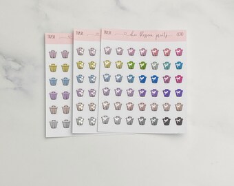 Foiled Trash Icon, Foiled Essentials, Planner Stickers, TN, Recollections Planner, Happy Planner, C010