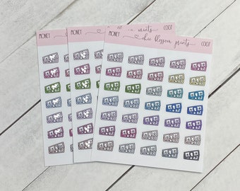 Foiled Money Icon, Foiled Essentials, Planner Stickers, TN,Recollections Planner, Happy Planner, C007