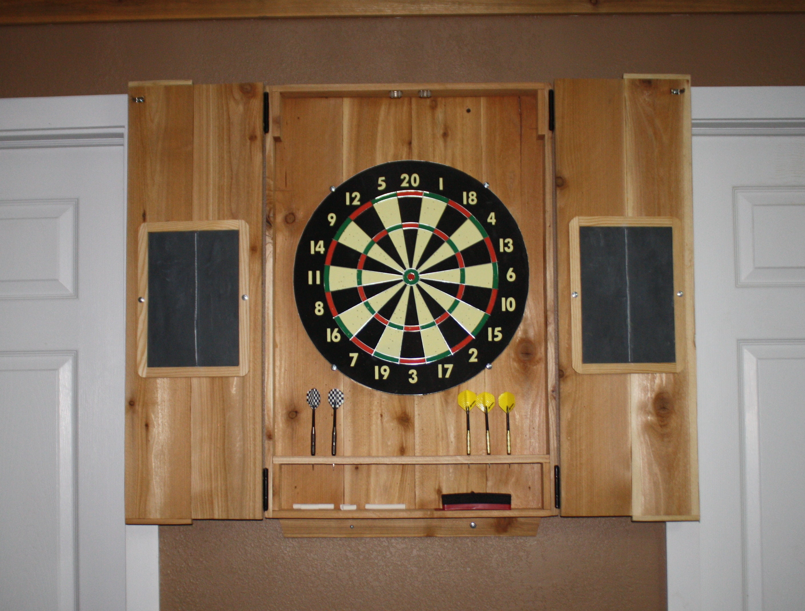 Dart Board Rustic Cedar Game Room Man Cave Etsy