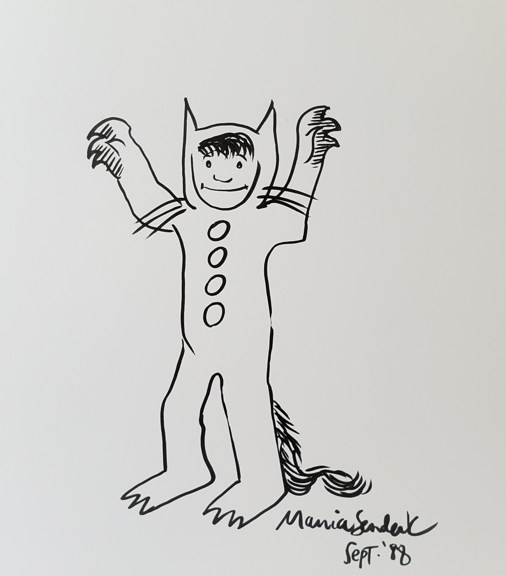 Max From Where The Wild Things Are Drawing