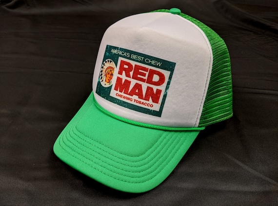 Red Man Chewing Tobacco Vintage Style Trucker Hat Classic Cap