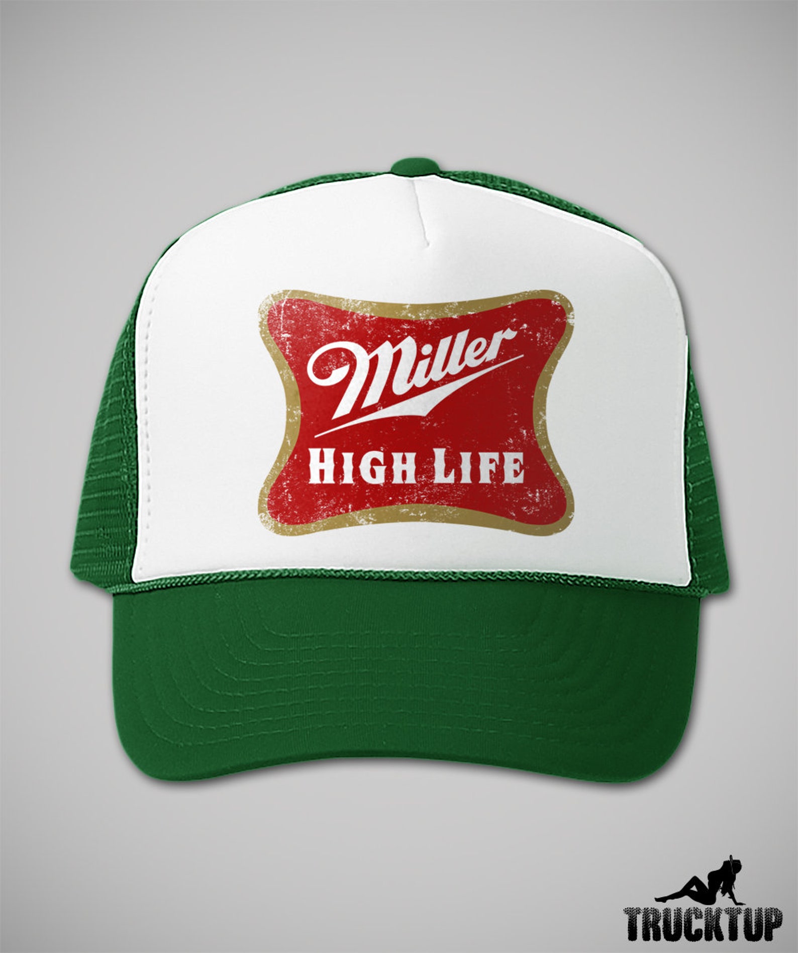 Miller High Life Hat Miller Beer Hat Miller Trucker Hat Etsy