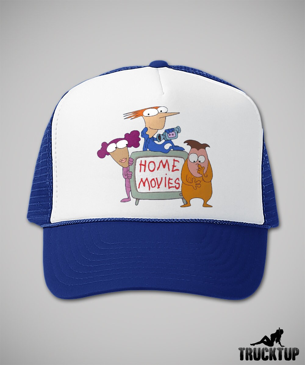 Cartoon Trucker Hats Home Movies Tv Show Gifts For Nerds Etsy Denmark