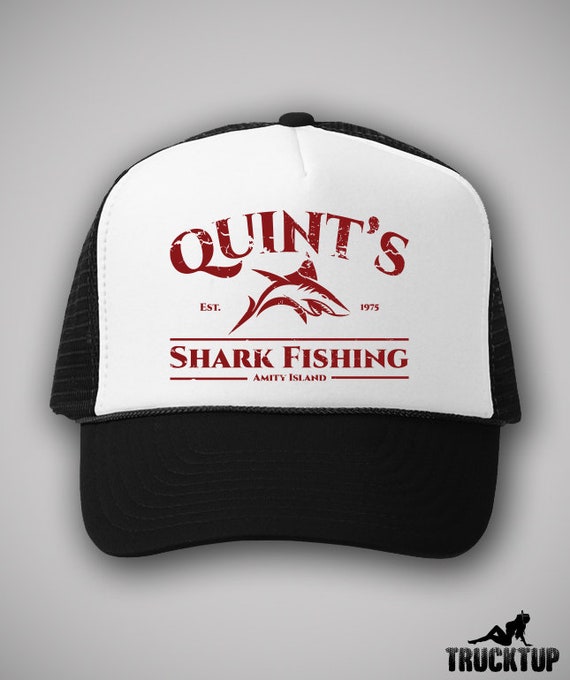 Quints Shark Fishing Hat Shark Movie Trucker, 70s Retro Movie Trucker,  1970s Vintage Horror Film, Old School Snapbacks, Cult Classic -  Canada