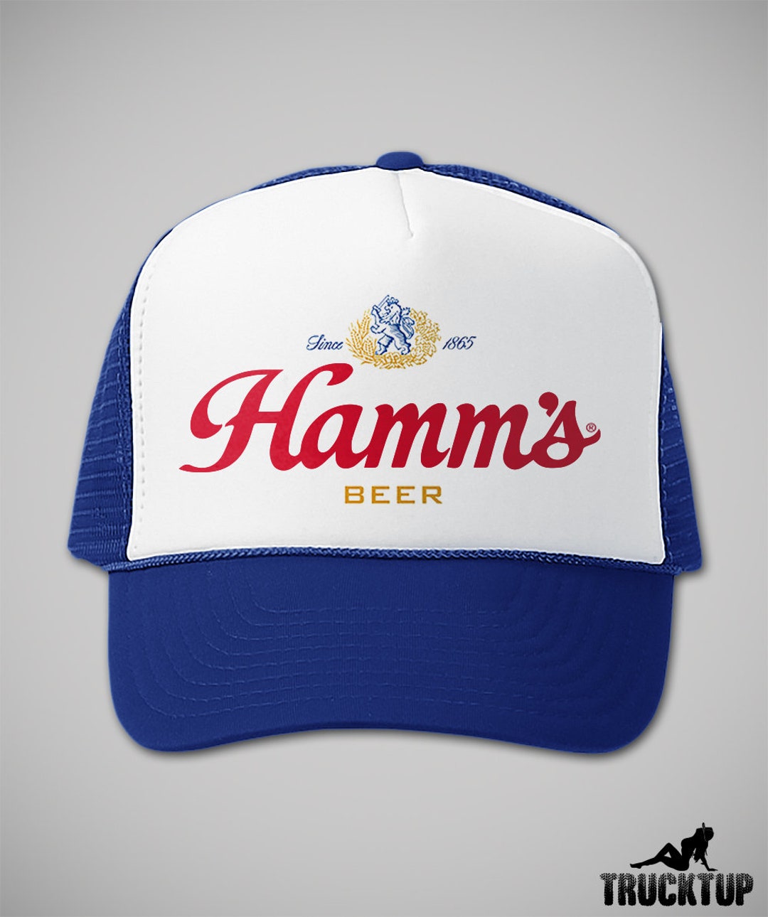 Hamms Beer Hat Vintage Beer Trucker Hats Retro Gifts for Fathers Day