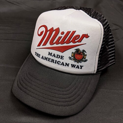 Miller Trucker Hat Miller Beer Miller 