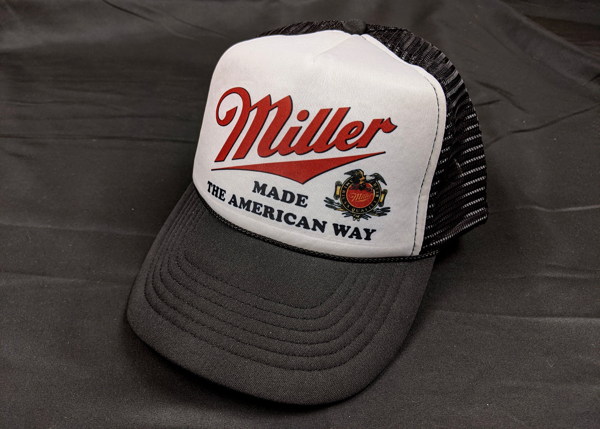 Miller Trucker Hat Miller Beer Miller 