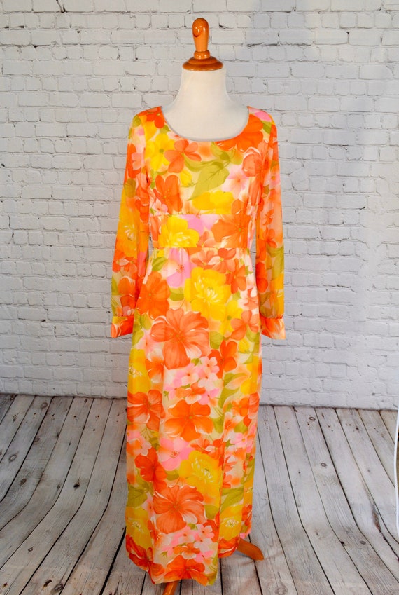 60s Hawaiian Dress Small Vintage Hawaii Dress Vint