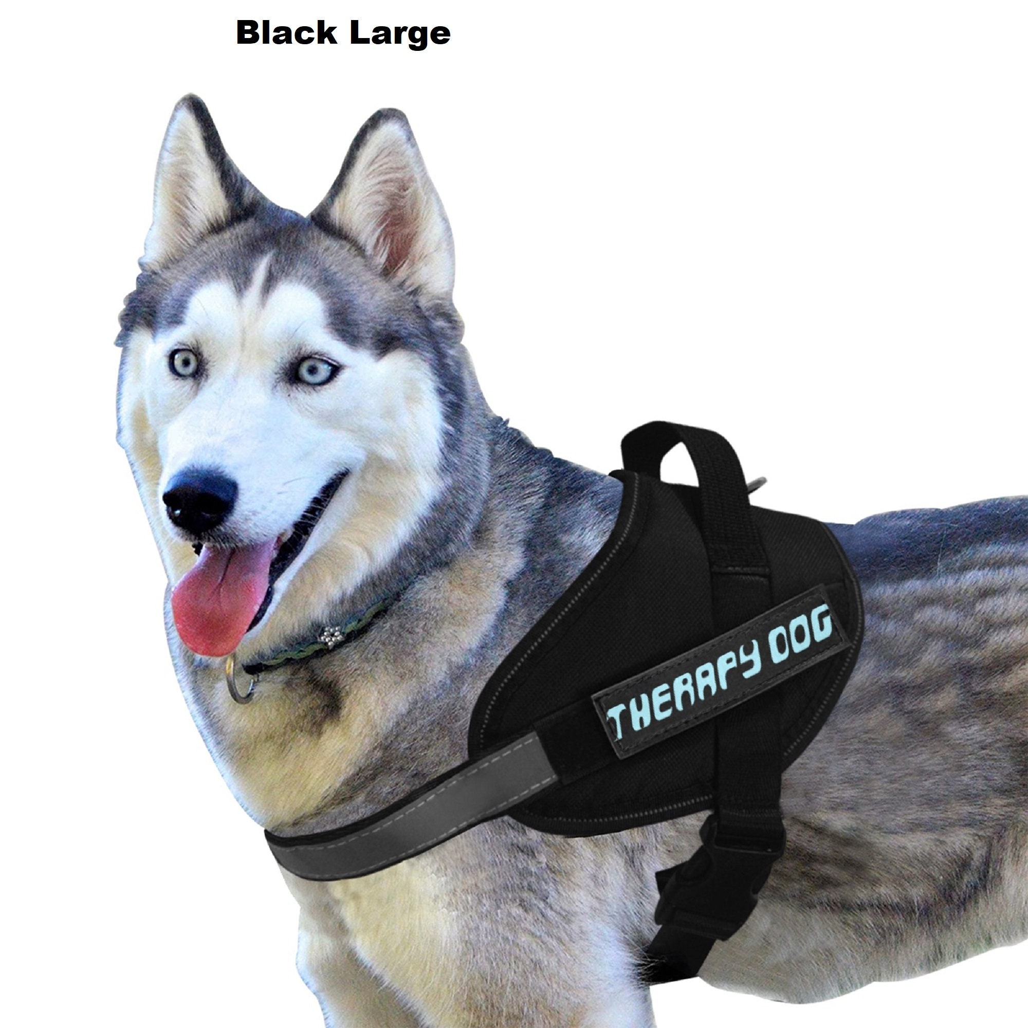 Service Therapy Dog Harness Set Etsy