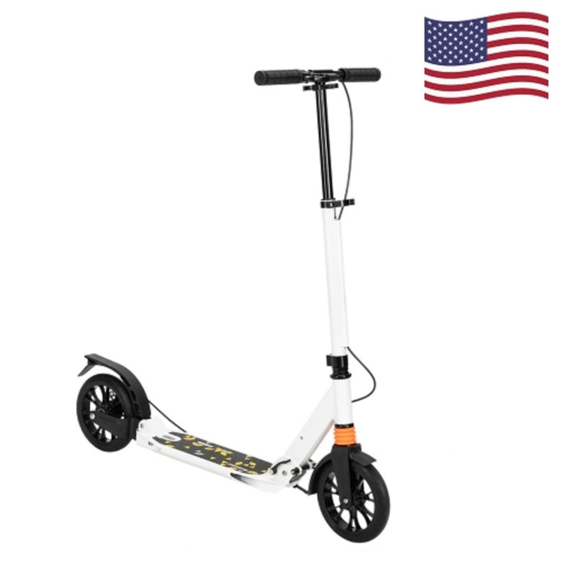 Scooter White Foldable For Teens And Adults