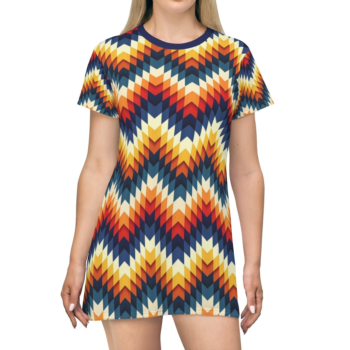 african t shirt dress