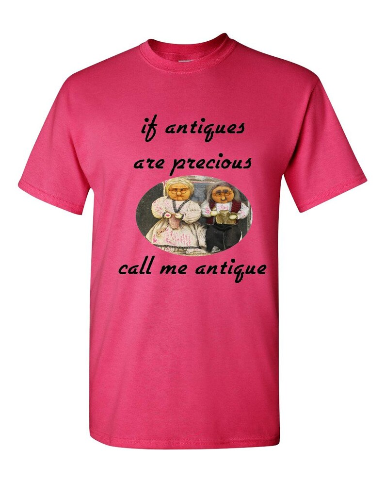 Funny Senior Citizen Tshirt Over 50 Gag Gift Antiques Are Etsy