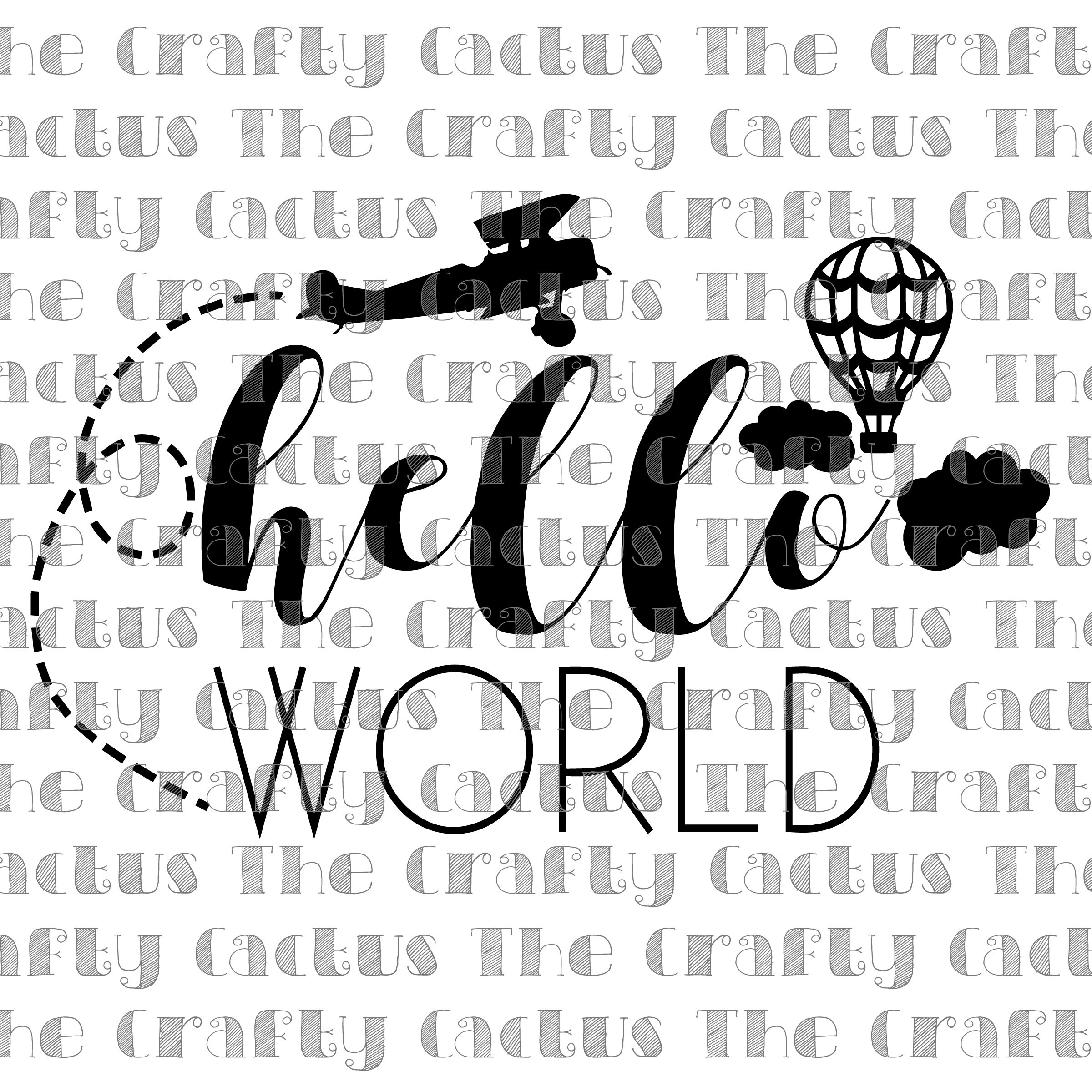 Helloworld Svg File Hello World Svg : Hello World SVG Illustration par TMDOdesign ...