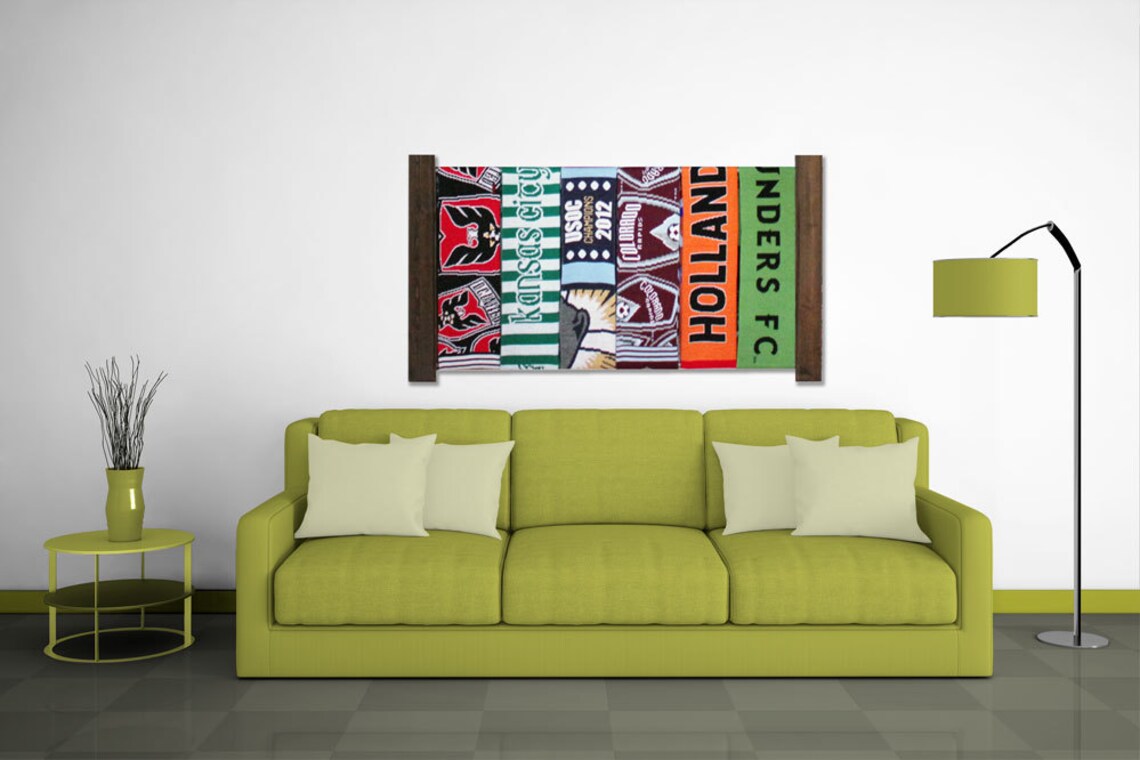 Siro Soccer Scarf Display Rack Holds up to 12 7 Wide Etsy