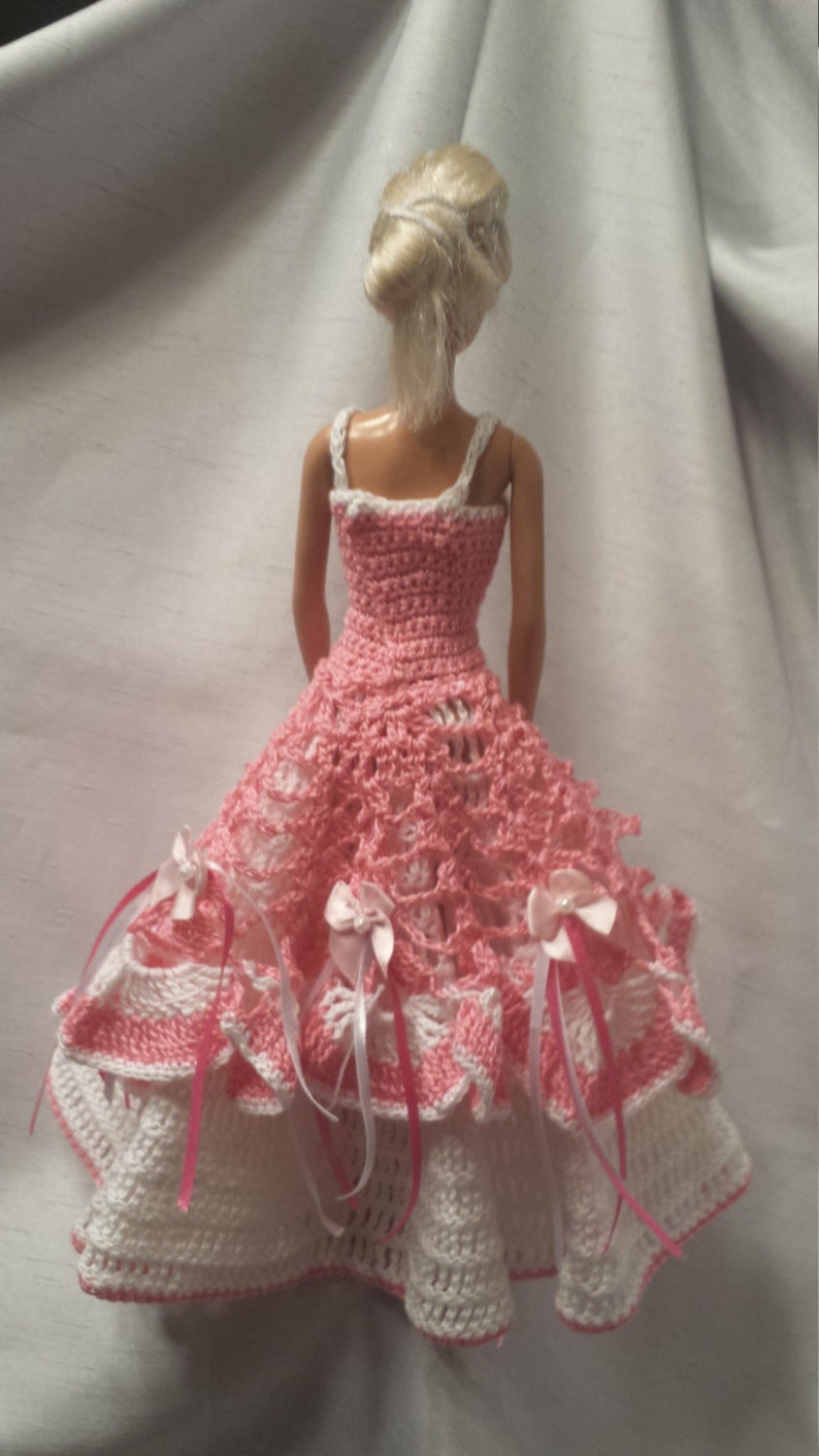 Robe de Barbie au crochet Crochet poupée Barbie vêtements Etsy