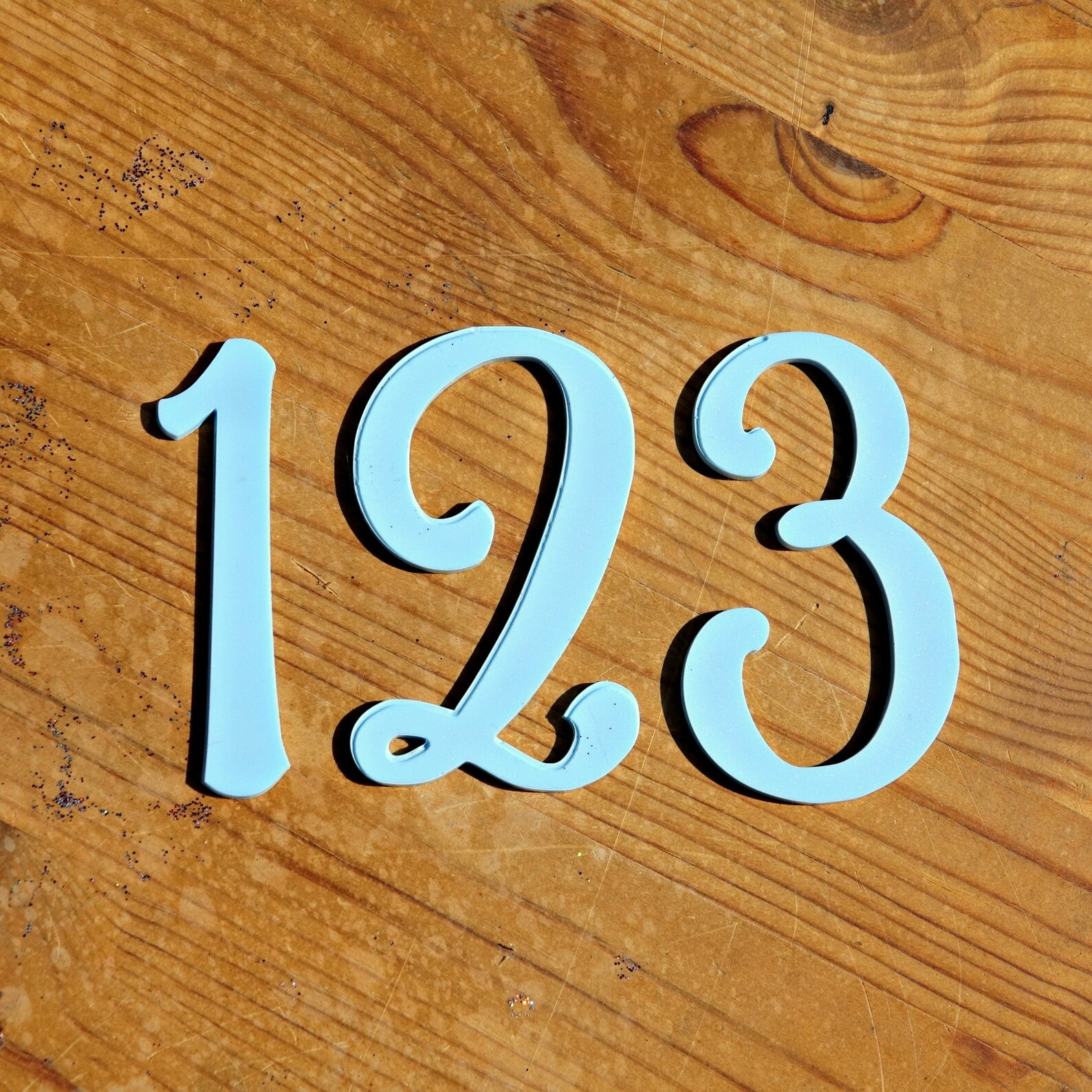 2x Laser Cut Acrylic House Numbers Letters Characters Choice Etsy