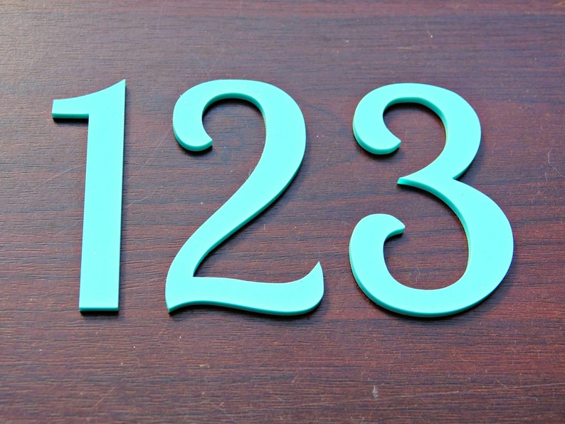 2x Laser Cut Acrylic House Numbers Letters Characters Choice Etsy UK