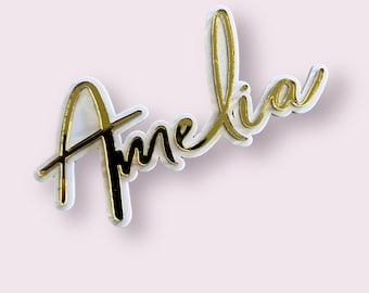 Acrylic Cake Topper | Cake Charms | Wedding Cake Topper | Cake Decoration | Colours & Fonts | Cupcake Topper | Personalised Birthday Party