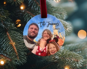 Custom Family Portrait Ornament Family Photo Christmas Ornament Gift for Daughter Son Sister Brother Mom Dad Personalized Ornament Gift 2023