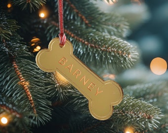 Pet Bauble | Personalised Bauble | Dog Christmas Ornament | Christmas Pets | Paw Print | Christmas Tree Decoration |