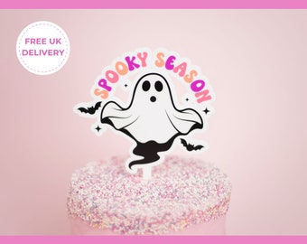 Halloween Cake Topper | Cake Decoration | Halloween Party Decor | Ghosts Cake Topper | Party Supplies | Halloween Birthday