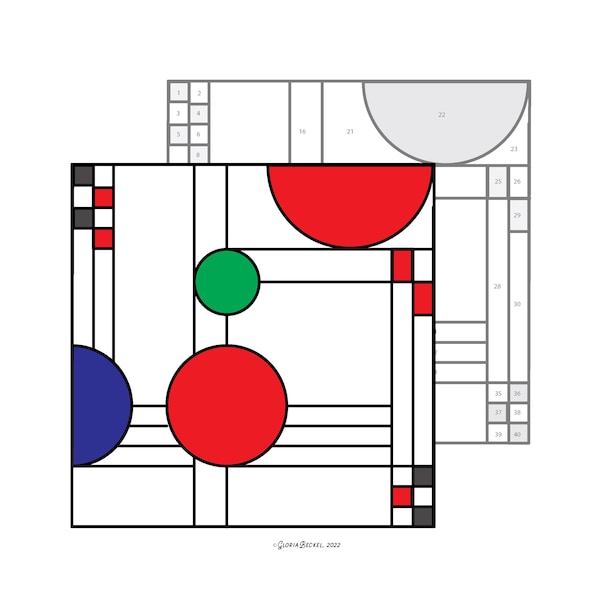 Frank Lloyd Wright Stained Glass Etsy