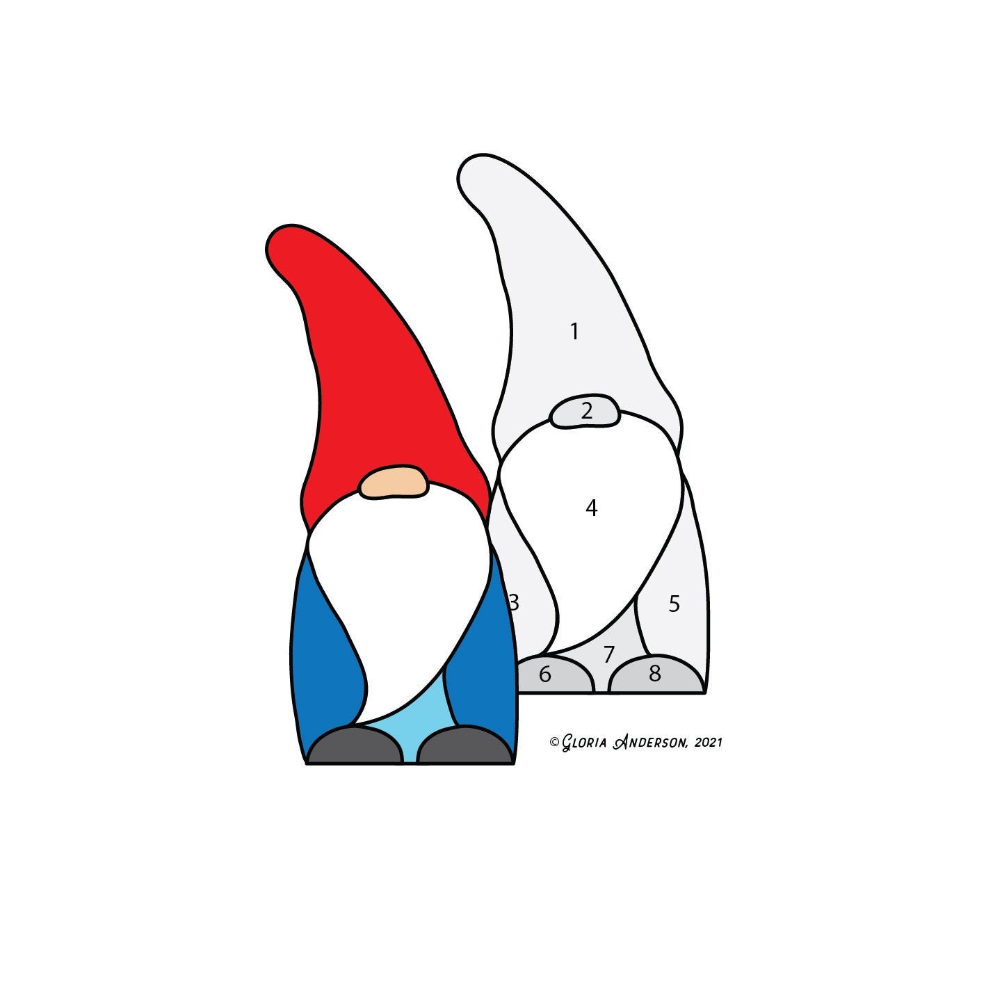 Garden Gnome Hobby License Beginner To Intermediate Stained Etsy Hong Kong