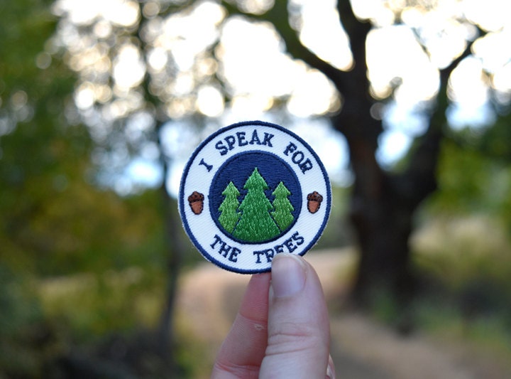 Mini Tree Patch - Iron-on or Sew-on Environmentalist Patch - Etsy