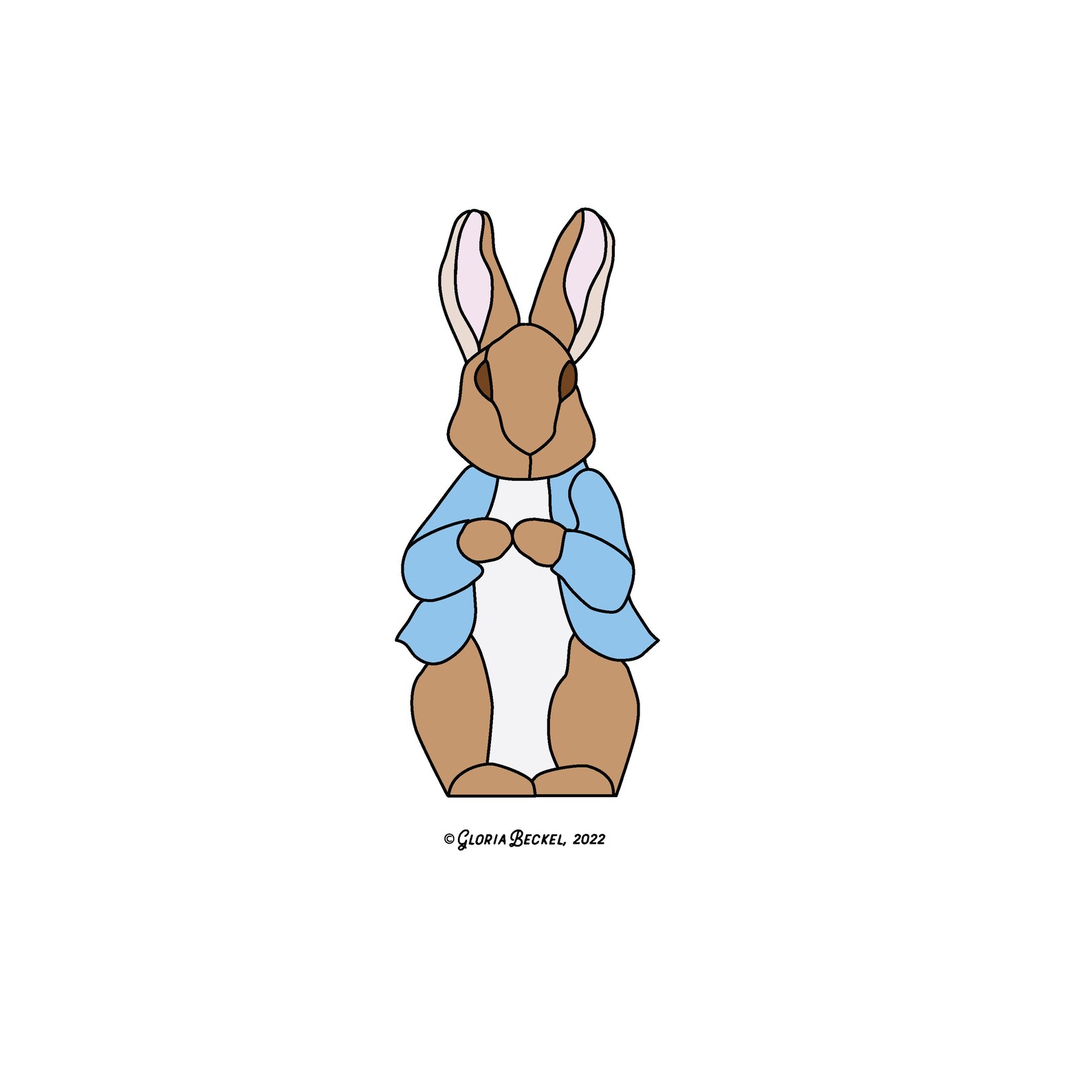 Peter Rabbit Hobby License Beginner to Intermediate Stained Glass ...